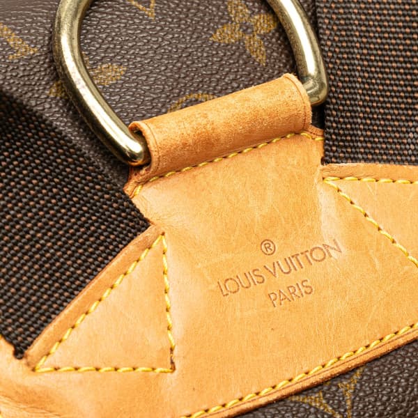 Pre-owned Louis Vuitton Monogram Montsouris GM Brown