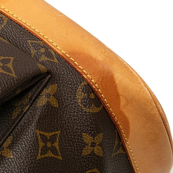 Pre-owned Louis Vuitton Monogram Montsouris GM Brown
