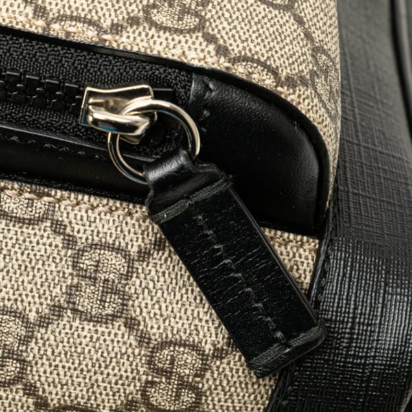 Pre-owned Gucci Small GG Supreme Eden Day Backpack Brown