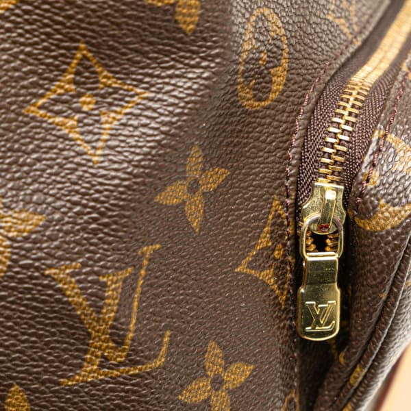 Pre-owned Louis Vuitton Monogram Montsouris MM Brown