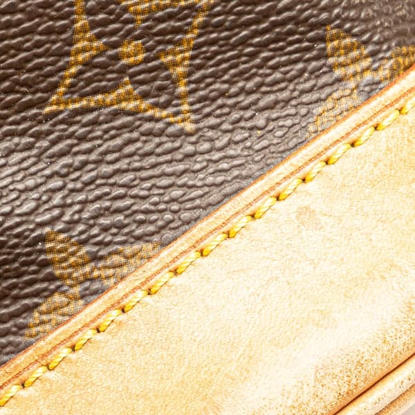 Pre-owned Louis Vuitton Monogram Montsouris MM Brown