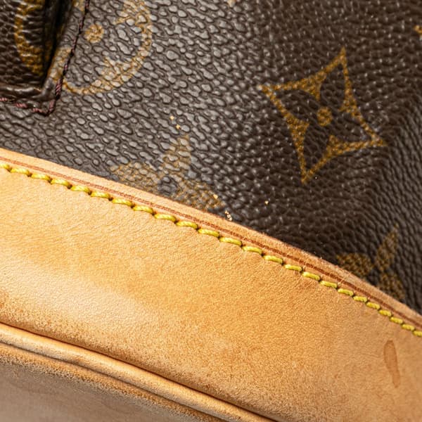 Pre-owned Louis Vuitton Monogram Montsouris MM Brown