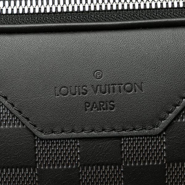 Pre-owned Louis Vuitton Damier Infini Campus Black