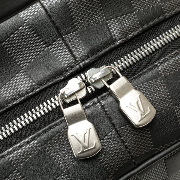 Pre-owned Louis Vuitton Damier Infini Campus Black