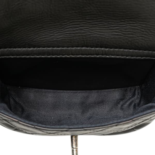 Pre-owned Chanel Large Calfskin Backpack is Back Black
