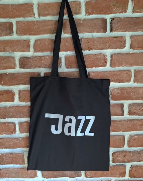 Tote bag: Jazz - Swedish Jazzline Collection - Silver Print