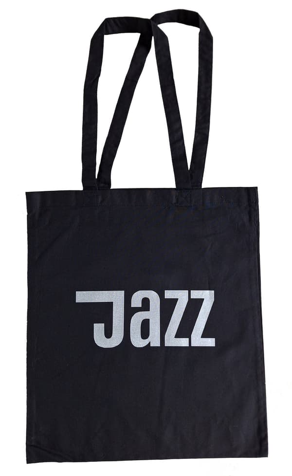 Tote bag: Jazz - Swedish Jazzline Collection - Silver Print