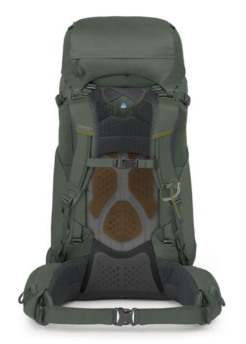 Osprey Kestrel 58 L/XL Ryggsäck - Olivgrön - Ergonomisk - Regnskydd ingår - Vandring