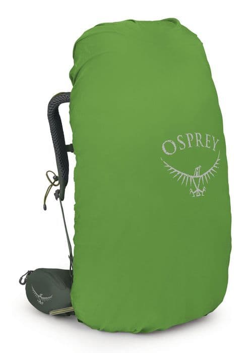 Osprey Kestrel 58 L/XL Ryggsäck - Olivgrön - Ergonomisk - Regnskydd ingår - Vandring