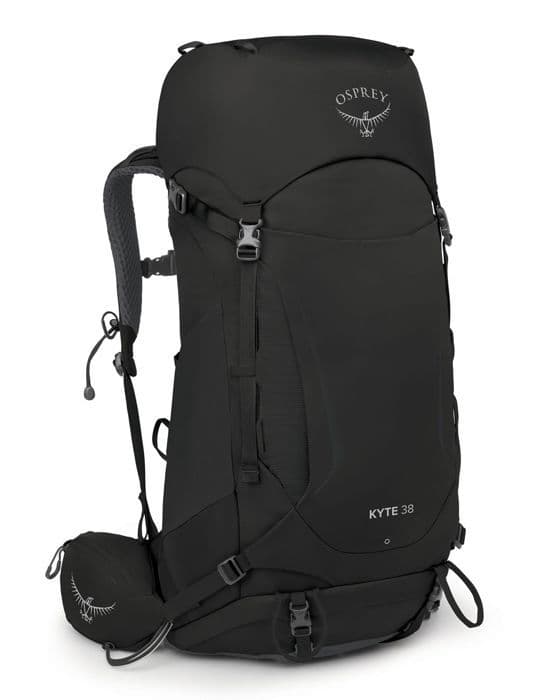 Vandringsryggsäck - Fiskgjuse - Kyte 38 M/L - Svart - 100 % nylon - 38L