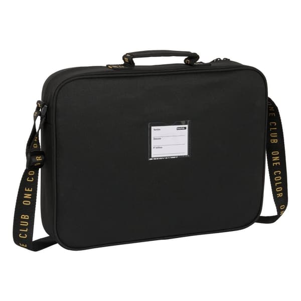 Skoletaske Real Madrid C.F. Sort 38 x 28 x 6 cm