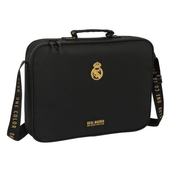 Skoletaske Real Madrid C.F. Sort 38 x 28 x 6 cm
