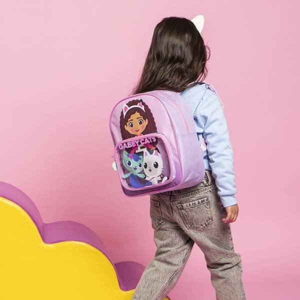 Skolebag Gabby's Dollhouse Rosa 25,0 x 30,0 x 1,2 cm