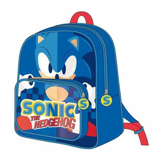 Skolebag Sonic Blå 25,0 x 30,0 x 1,2 cm
