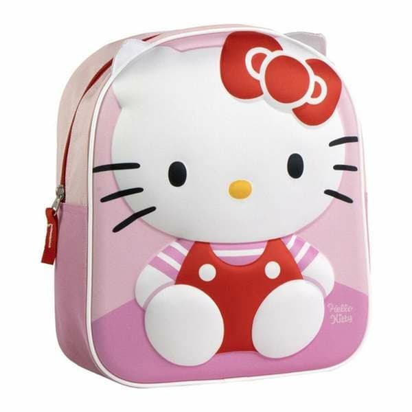 Skolryggsäck Hello Kitty Rosa