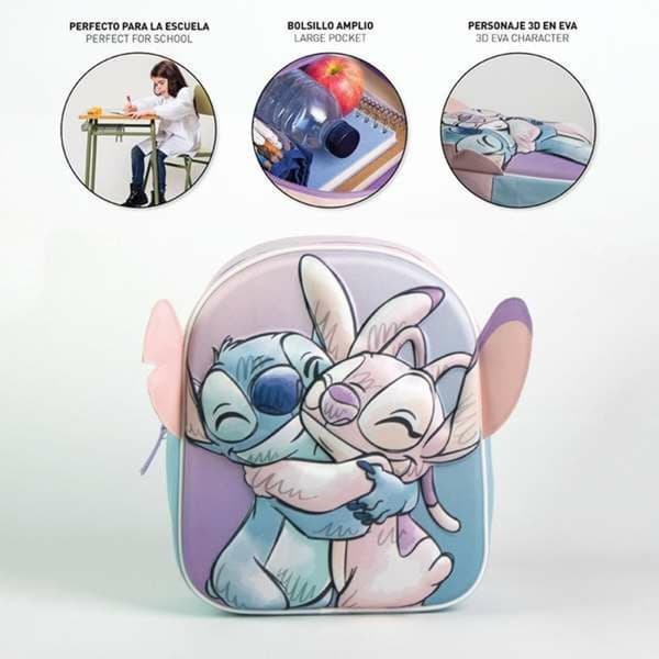 Skolryggsäck Stitch Blå