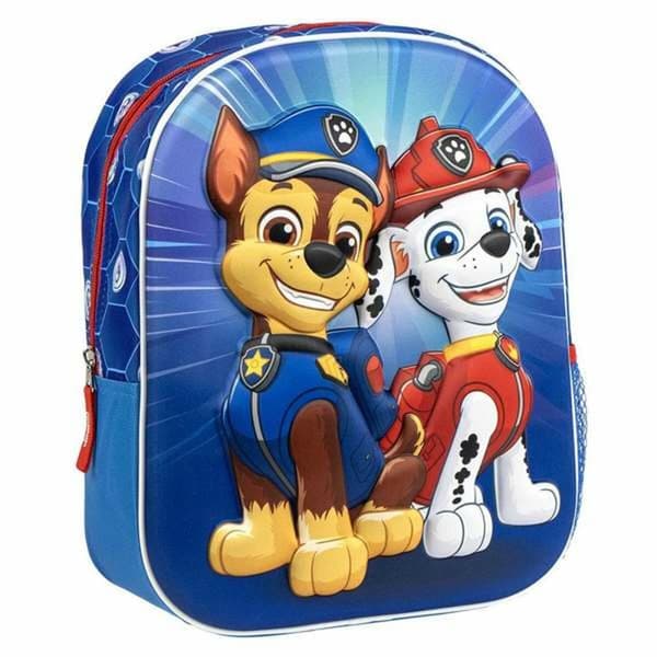Skoletaske The Paw Patrol Blå 25,0 x 31,0 x 10,0 cm