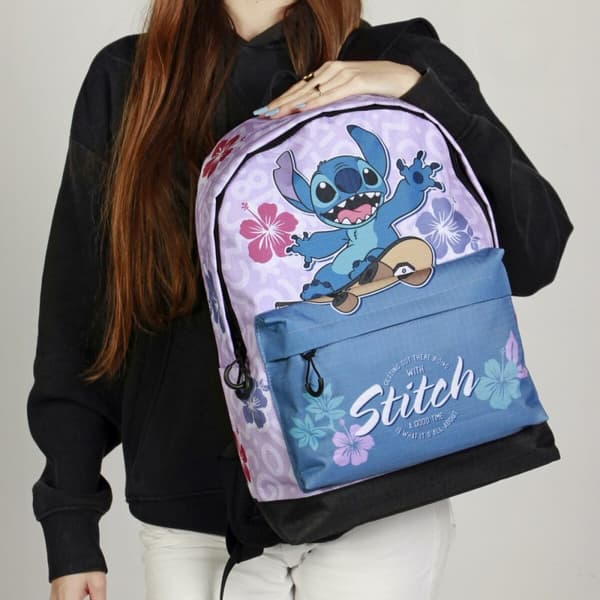 Ryggsäck Casual Lilo & Stitch 31 x 18 x 44 cm