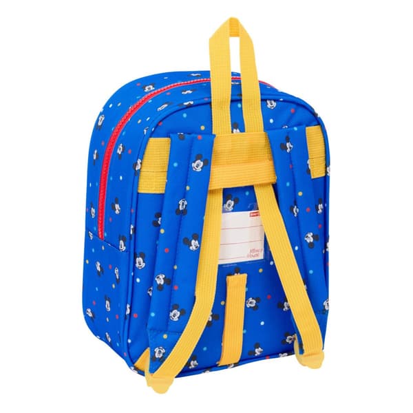 Skolebag Mickey Mouse Clubhouse Good day Blå 22 x 27 x 10 cm