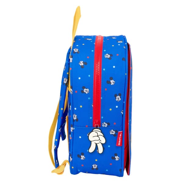 Skolebag Mickey Mouse Clubhouse Good day Blå 22 x 27 x 10 cm