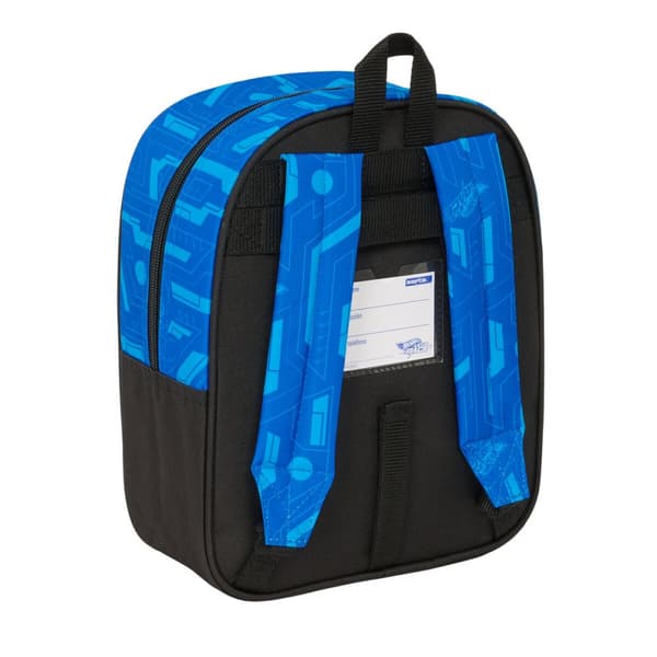 Skolebag Hot Wheels Let's race Blå Svart 22 x 27 x 10 cm