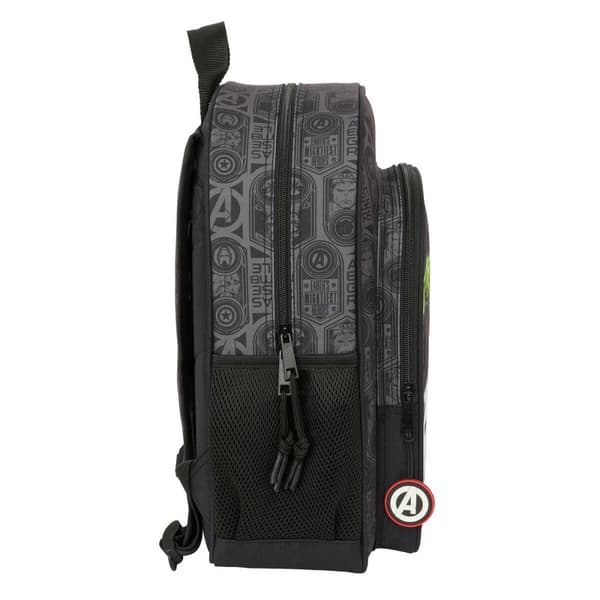 Skolebag The Avengers Vendetta Svart 32 x 38 x 12 cm
