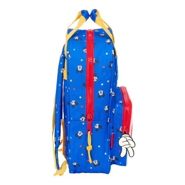 Skolebag Mickey Mouse Clubhouse Good day Blå 20 x 28 x 8 cm