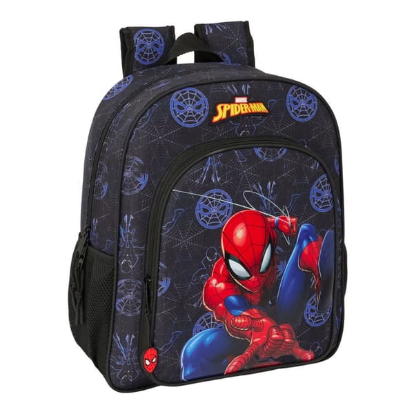 Koululaukku Spider-Man Attack Musta 32 x 38 x 12 cm
