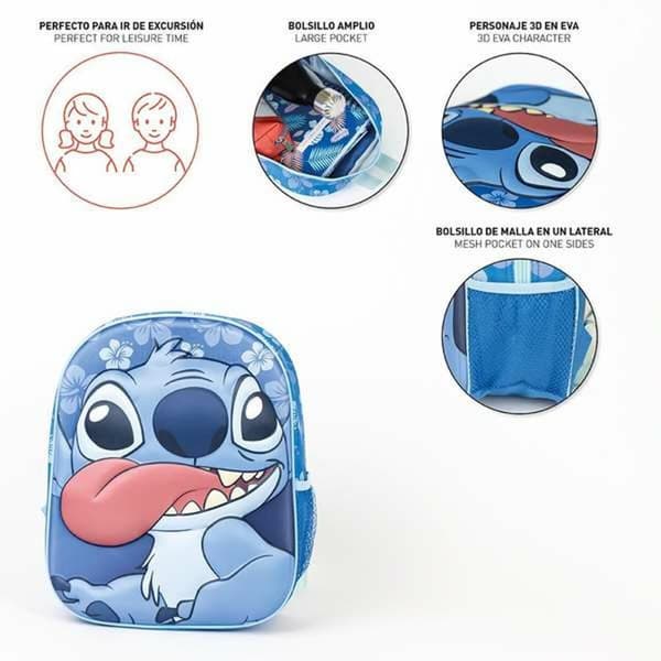 3D Skoletaske Stitch