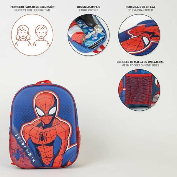 3D Koululaukku Spider-Man