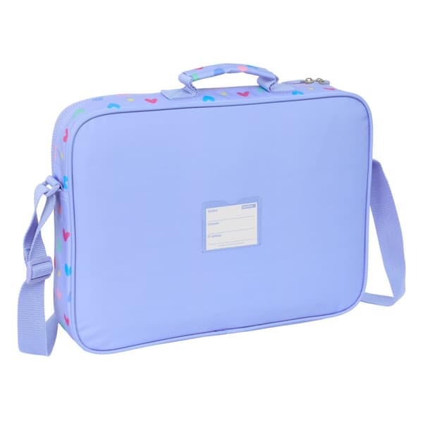 Skolryggsäck Benetton Lila Lila 38 x 28 x 6 cm
