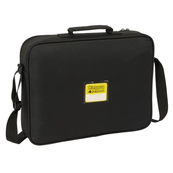 Skolebag Kappa Dark Svart 38 x 28 x 6 cm