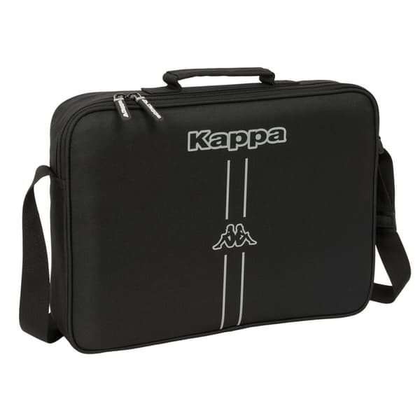 Skolebag Kappa Dark Svart 38 x 28 x 6 cm