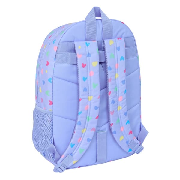 Skolryggsäck Benetton Lila Lila 30 x 46 x 14 cm