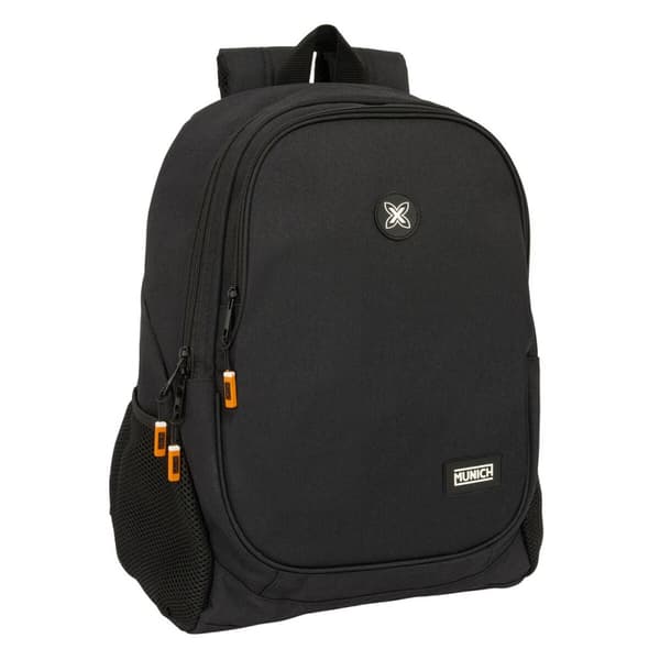 Skolebag Munich Lagoon Svart 32 x 44 x 16 cm