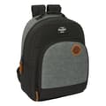 Miniatyrbilde 1 av 3: Skolebag BlackFit8 Old school Svart Grå 32 x 42 x 15 cm