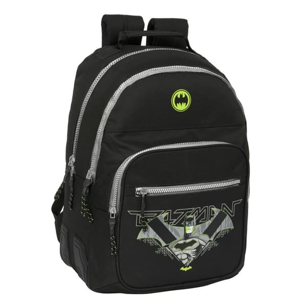 Skolebag Batman Game over Svart 32 x 42 x 15 cm