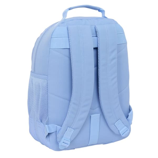 Skolebag Smiley Joyful Blå Flerfarget 32 x 42 x 15 cm