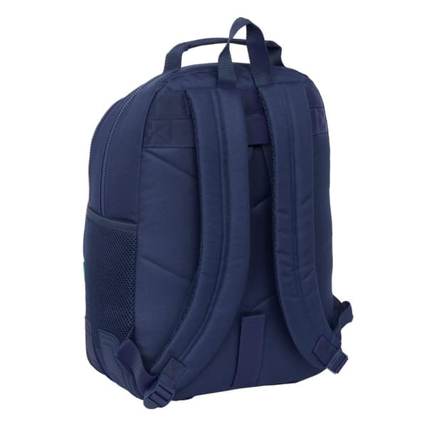 Skolebag Benetton Flag Marineblå 32 x 42 x 15 cm