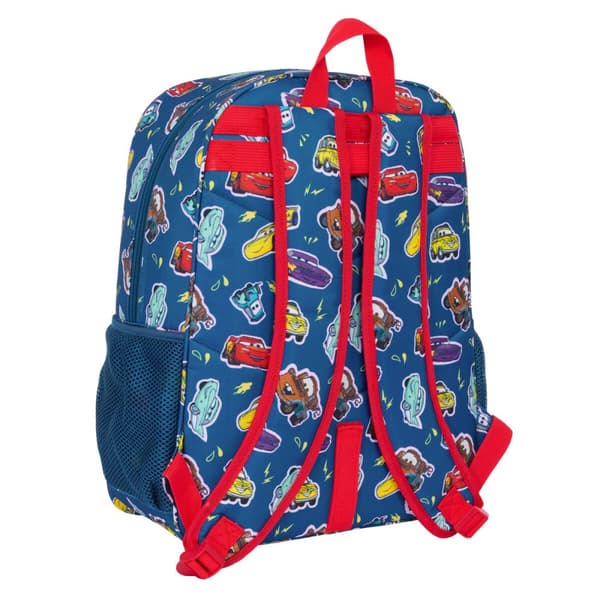 Skolebag Cars Racing Marineblå 33 x 42 x 14 cm