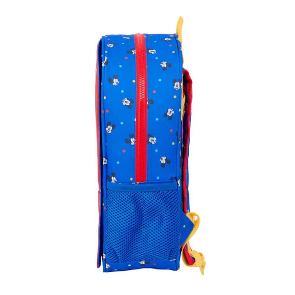 Skolebag Mickey Mouse Clubhouse Good day Blå 26 x 34 x 11 cm