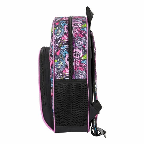 Skoletaske Monster High Drama Multifarvet 28 x 34 x 10 cm