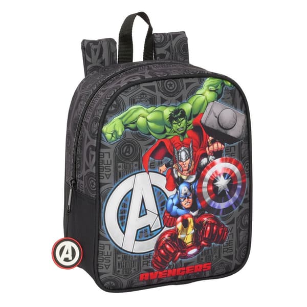Skolebag The Avengers Vendetta Svart 22 x 27 x 10 cm