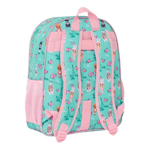 Skolebag Na!Na!Na! Surprise Bunny Rosa Turkis 32 x 38 x 12 cm