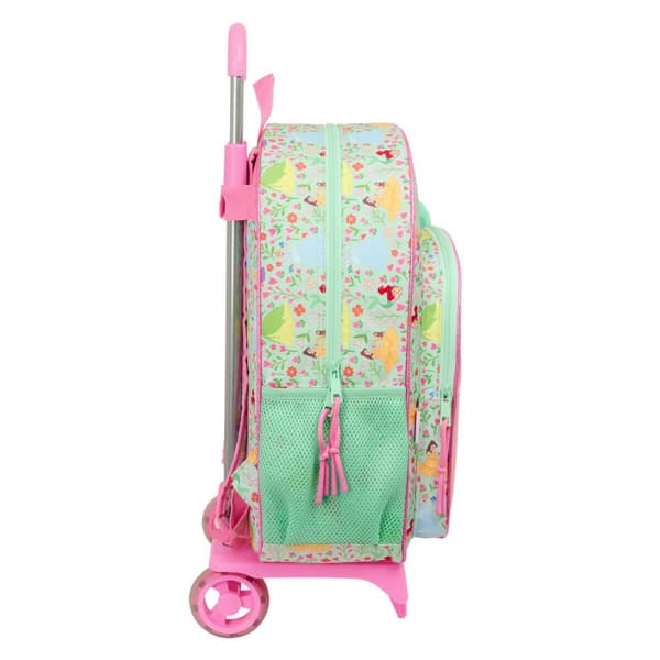 Skolebag Disney Princess Bloom Grønn Rosa 33 x 42 x 14 cm