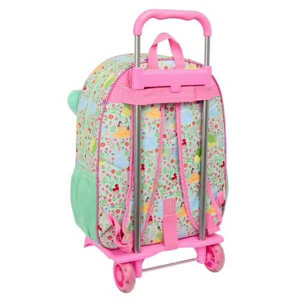 Skolebag Disney Princess Bloom Grønn Rosa 33 x 42 x 14 cm