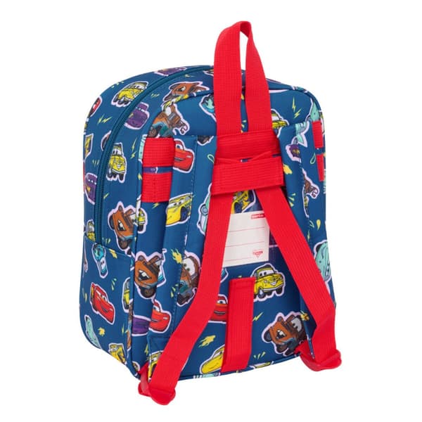 Skolebag Cars Racing Marineblå 22 x 27 x 10 cm