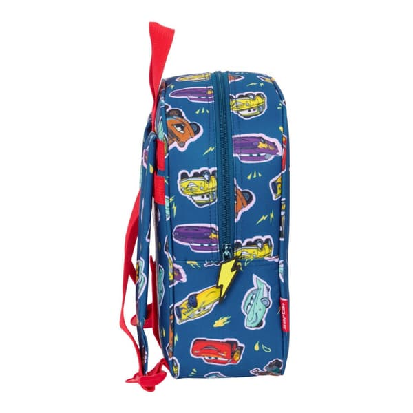 Skolebag Cars Racing Marineblå 22 x 27 x 10 cm