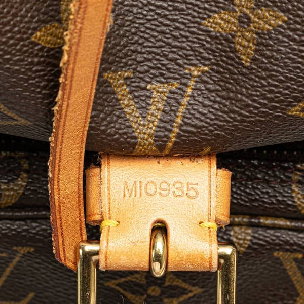 Pre-owned Louis Vuitton Monogram Montsouris GM Brown