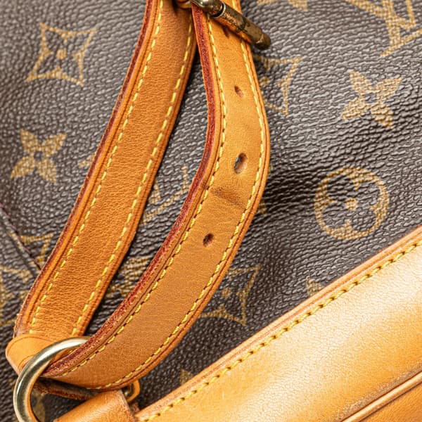 Pre-owned Louis Vuitton Monogram Montsouris GM Brown